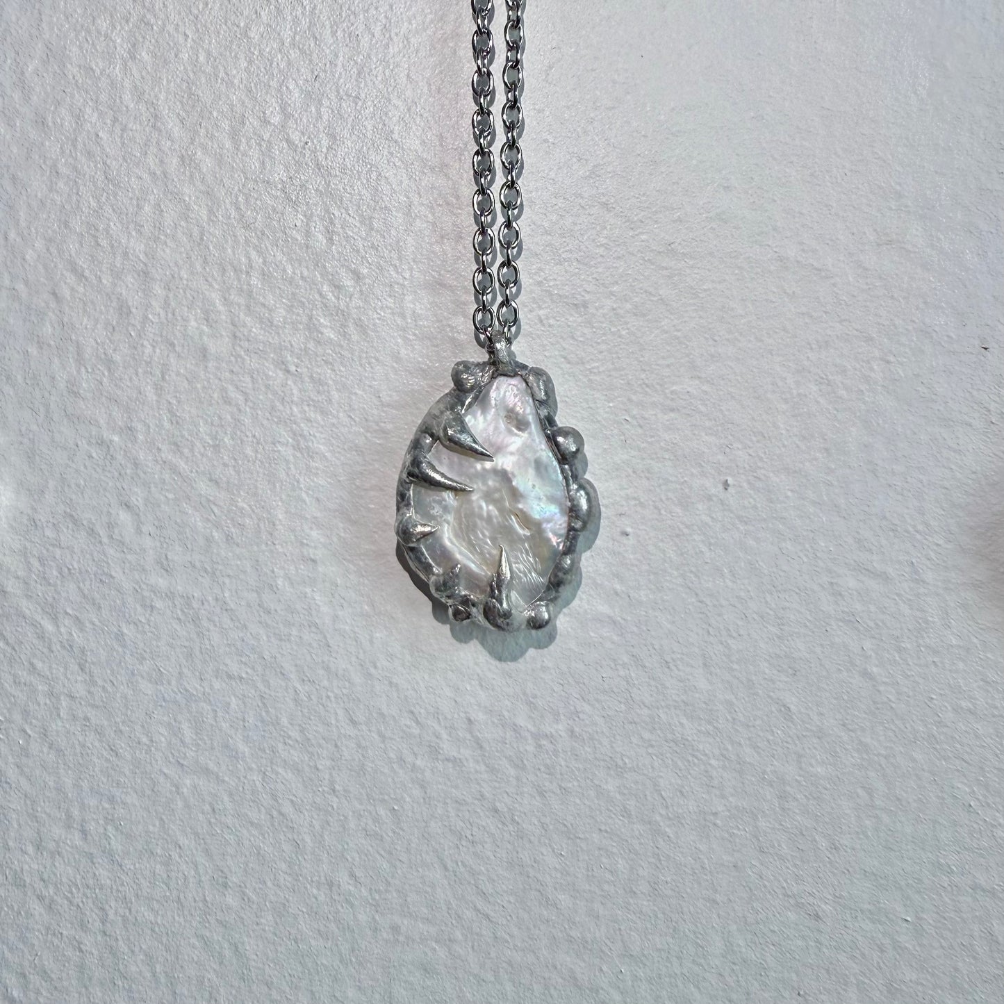 Soldered Freshwater Pearl Necklace