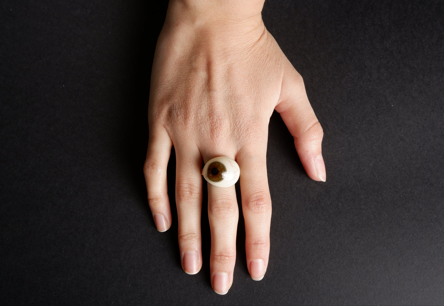 Victorian Era Prosthetic Eye Ring