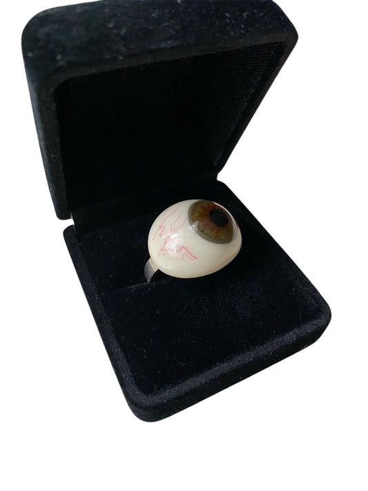 Victorian Era Prosthetic Eye Ring