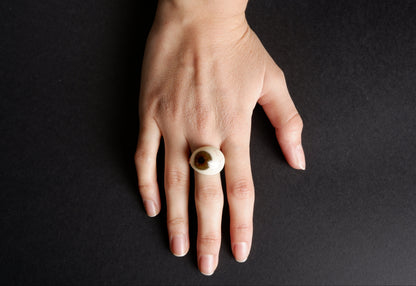 Victorian Era Prosthetic Eye Ring