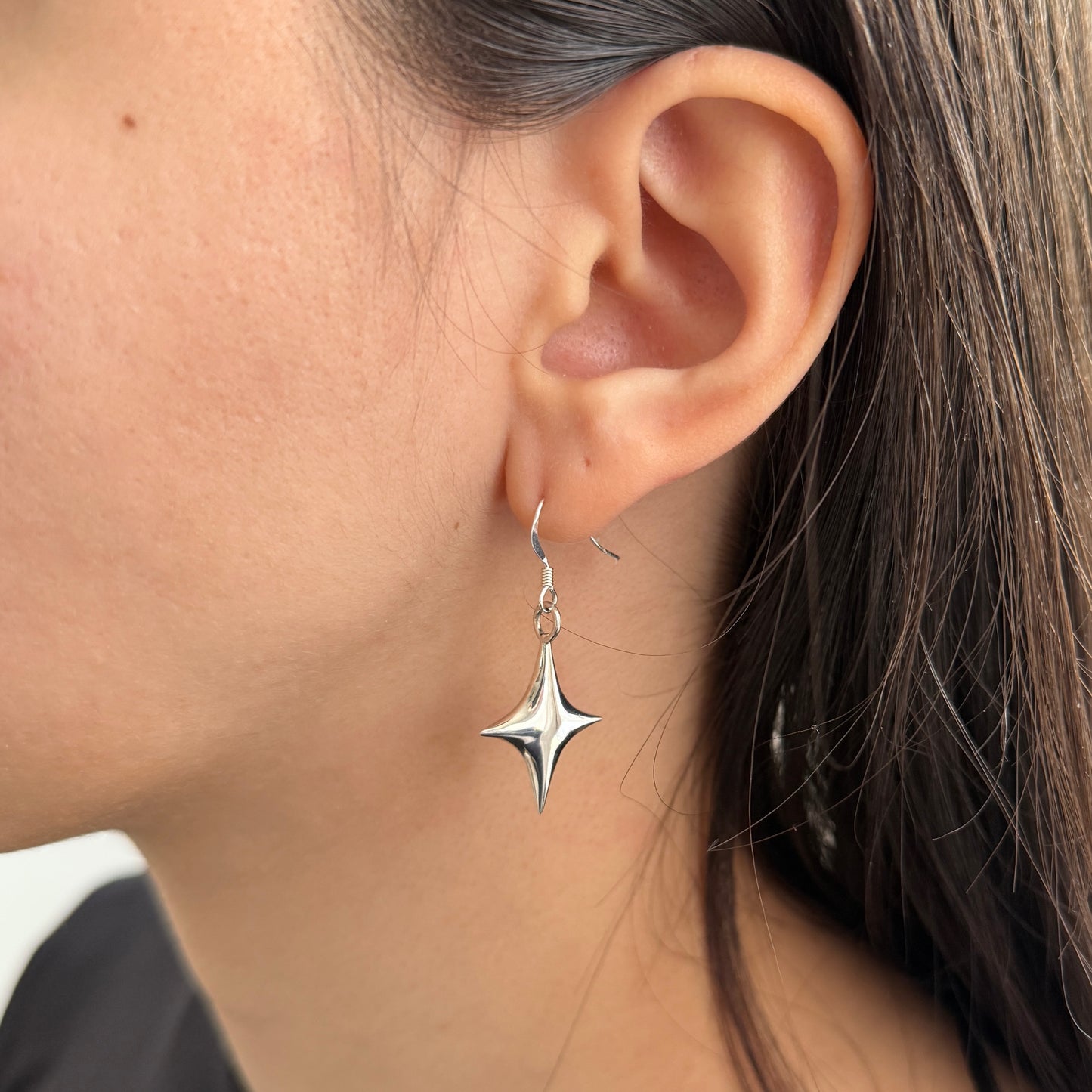 Diamond Star Earrings